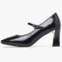 SAERA Black Leather Mary Jane Pumps. Simple & smart Korean shopping experience with pinkbox