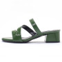 SAERA Olive Green Strappy Mid-heel Sandals. Order authentic Korean shoes via pinkbox Buying Service