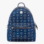 Iconic MCM Blue Stark Backpack. Order authentic Korean luxury items fast via pinkbox Buying Service