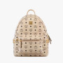 Classic MCM Beige Stark Backpack. Smart Korean shopping made easy with pinkbox Buying Service