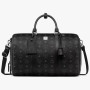 MCM Black Monogram Boston Bag. Fast & reliable Korean buying service by pinkbox