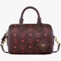 MCM Burgundy Mini Boston Bag. Enjoy fast & safe Korean shopping with pinkbox Buying Service