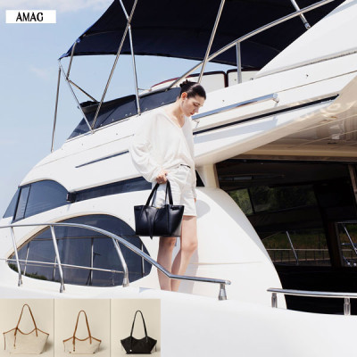 Stylish AMG navy tote bag. Discover Korean fashion & order easily via pinkbox Buying service