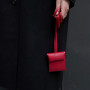Vibrant AMG red leather pouch. Easy & convenient Korean buying service with pinkbox