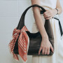Louis Quatorze Black Shoulder Bag with scarf. Enjoy smart Korean shopping via pinkbox Buying service