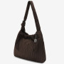 Louis Quatorze Dark Brown Shirring Shoulder Bag. Seamless Korean shopping experience with pinkbox