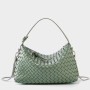 PINKBAG Sage Green Woven Shoulder Bag. Discover K-fashion & shop via pinkbox Buying Service