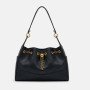 Metrocity Black Leather Shoulder Bag. Fast & convenient Korean shopping experience with pinkbox