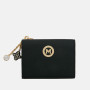 Metrocity Black Wallet with Gold Emblem. Fast & easy Korean shopping service by pinkbox.
