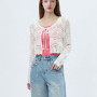 Shop Korean department store feminine lace cardigan styled with PINKBOX KOREAN SHOPPING Service