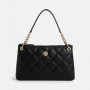 Classic Black Quilted Leather Shoulder Bag. Order authentic Korean accessories via pinkbox