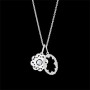 Korean Jewelry Jestina charm silver necklace. Buy and ship from Korea seamlessly with PINKBOX