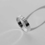 Modern textured thick silver band. Buy direct from Korea and save with Pinkbox combine service