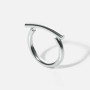 Modern open bar ring with minimalist top bar. Affordable proxy buying and secure combine delivery.