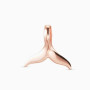 Graceful rose gold whale tail pendant. Shop Korean trends effortlessly with Pinkbox buying & combine