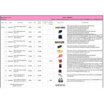 PB082211 {PINKBOX} - {KOREAN SHOPPING SERVICE}